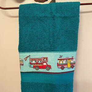 Handmade Camper hand towel